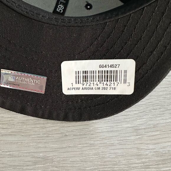 New Era Arizona Diamondbacks 25th Anniversary 59FIFTY Fitted Hat BLK 7 1/8 NWT - Picture 11 of 11